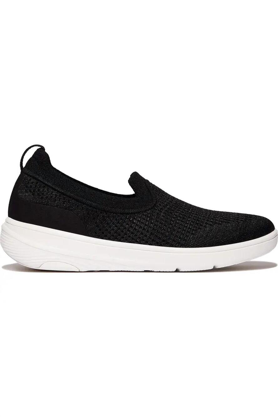 NEW FITFLOP women's super-q knit slip-on in black